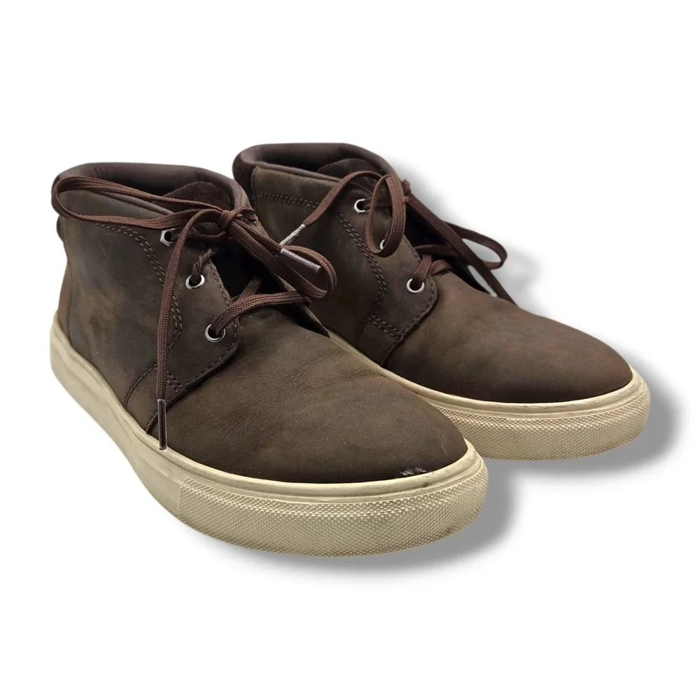 UGG Baysider Chukka Weather Boots Mens 8 Brown‎ Waterproof Leather 1120863